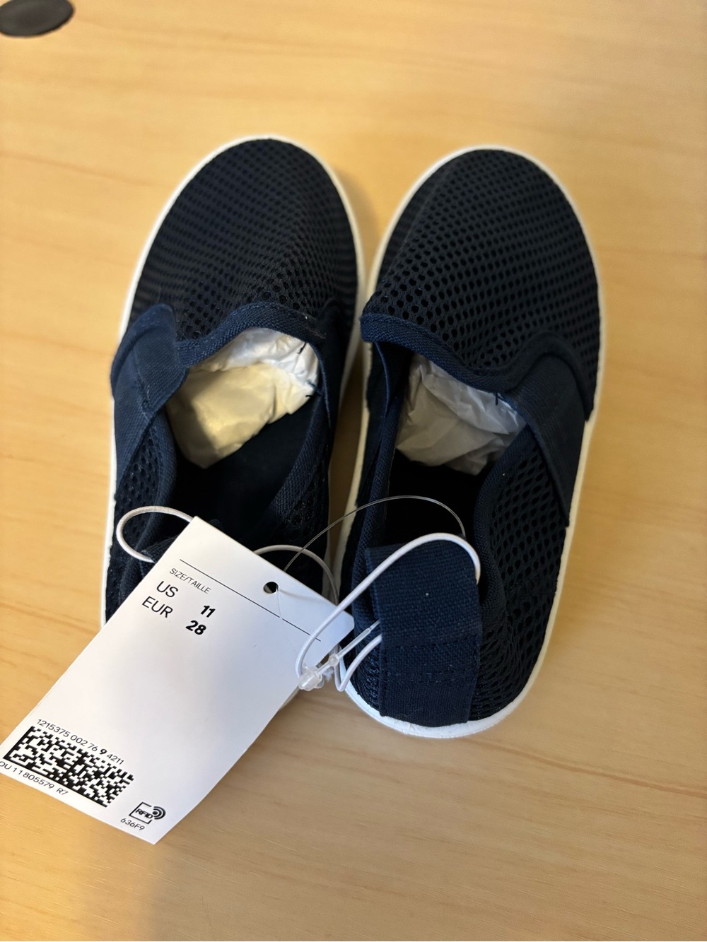H&M Boys Blue Slip On Shoes - Picture 3 of 5
